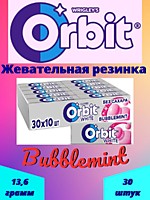 Orbit Бабблминт жевательная резинка 13.6г 30шт 