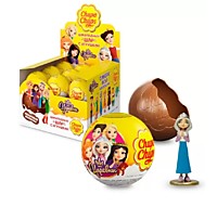 CHUPA CHUPS ЦАРЕВНЫ шоколадный шар с игрушкой  20г 18шт