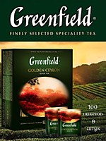 Чай Greenfield Golden Ceylon черный 100п