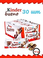 Kinder Bueno шоколадные вафли с молочным орехом 43г 30шт