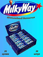 M.Milky Way шоколадный батончик 26г