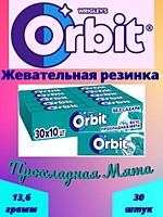 Orbit Прохладная Мята жевательная резинка 13.6г 30шт 