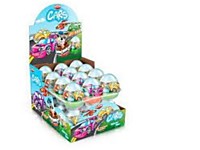 Яйцо CARS (Тачки) шоколадное с игрушкой-сюрпризом 25г 24шт