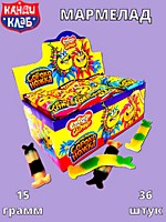 (КК) Crazy Gummy Сороконожка мармелад 15г 36шт