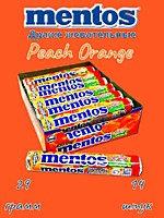 Mentos Peach Orange (Персик+Апельсин) жевательные конфеты  29г 14шт