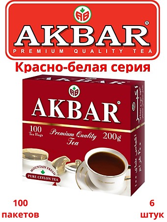 Чай Акбар КБС черный байховый цейлонский 100п 