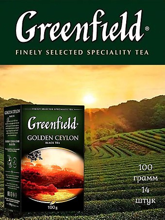 Чай Greenfield Golden Ceylon черный 100г