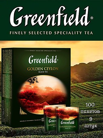 Чай Greenfield Golden Ceylon черный 100п