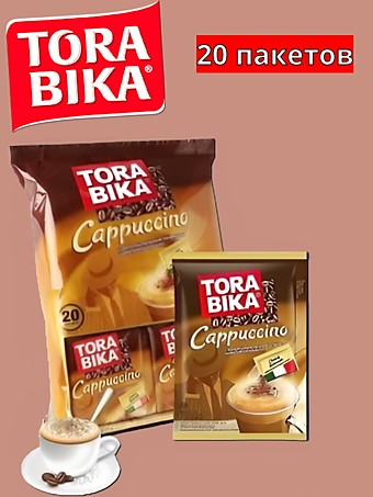 Tora Bika Capuccino напиток растворимый 20п 