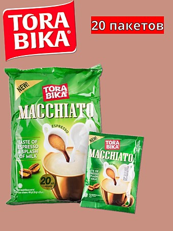 Tora Bika Macchiato напиток растворимый 20п 