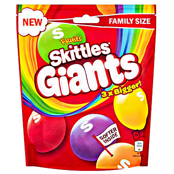 SKITTLES (Имп.) GIANTS Fruits 141г