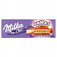 Шоколад Milka! MMMAX Cheesecake&Strawberry 300г