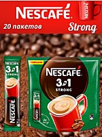 Nescafe Strong 3в1 напиток растворимый 20п