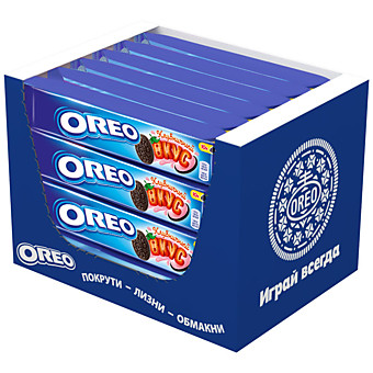 OREO (РФ) печенье КЛУБНИКА 95г 28шт